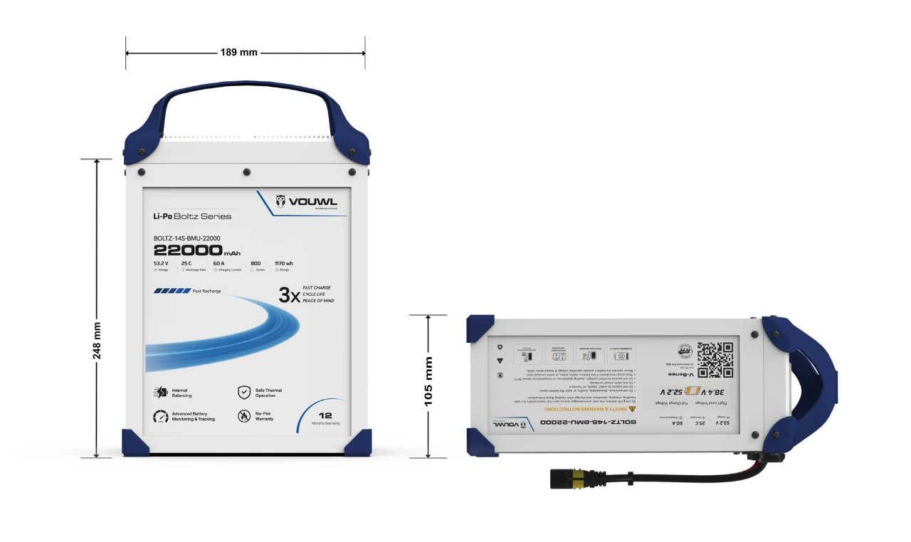 boltz 14s 22000mah battery dimensions